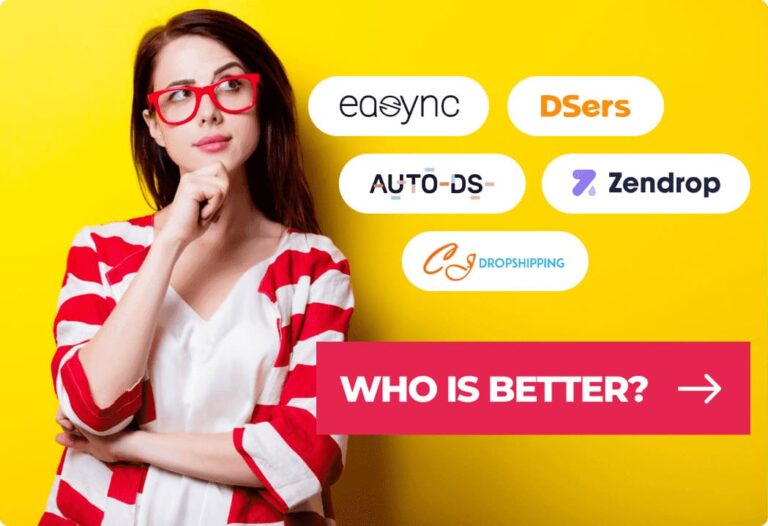 Easync vs. AutoDS vs. Zendrop vs. Dsers vs. Cjdropshipping