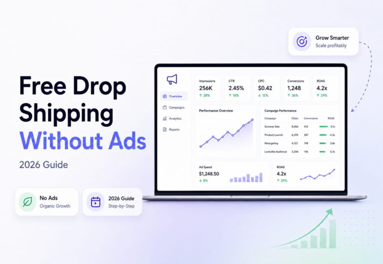 free drop shipping methods without ads
