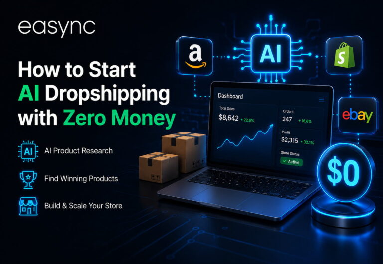 how to start ai dropshipping with zero money